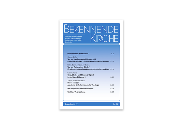 BEKENNENDE KIRCHE Nr. 71