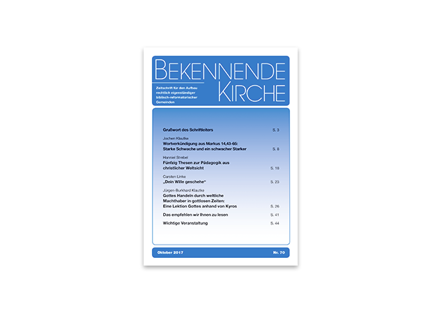 BEKENNENDE KIRCHE Nr. 70