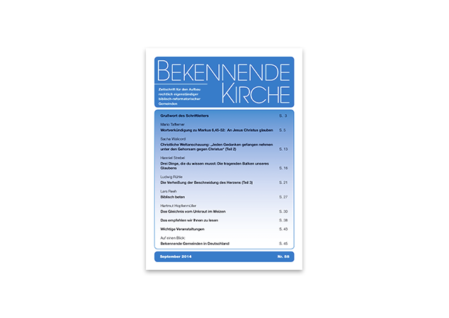 BEKENNENDE KIRCHE Nr. 58